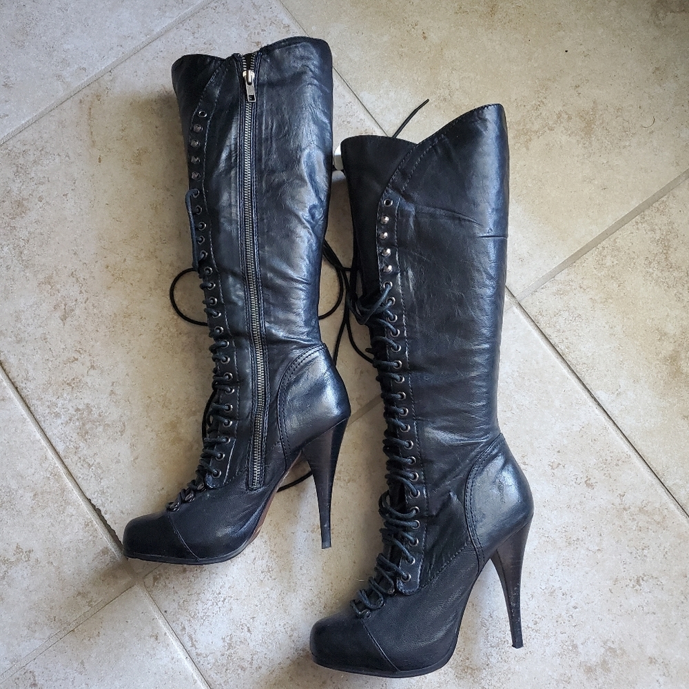 Bakers Stevie Leather Lace Up Boots